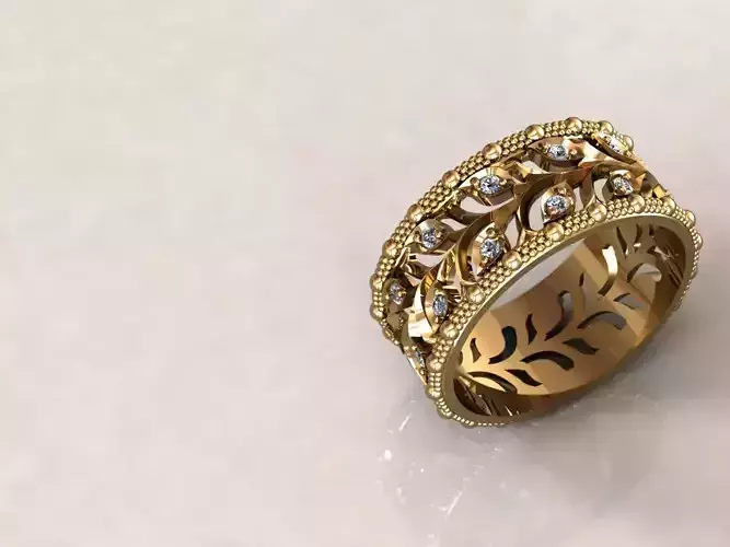 Petals Ring leaves 2