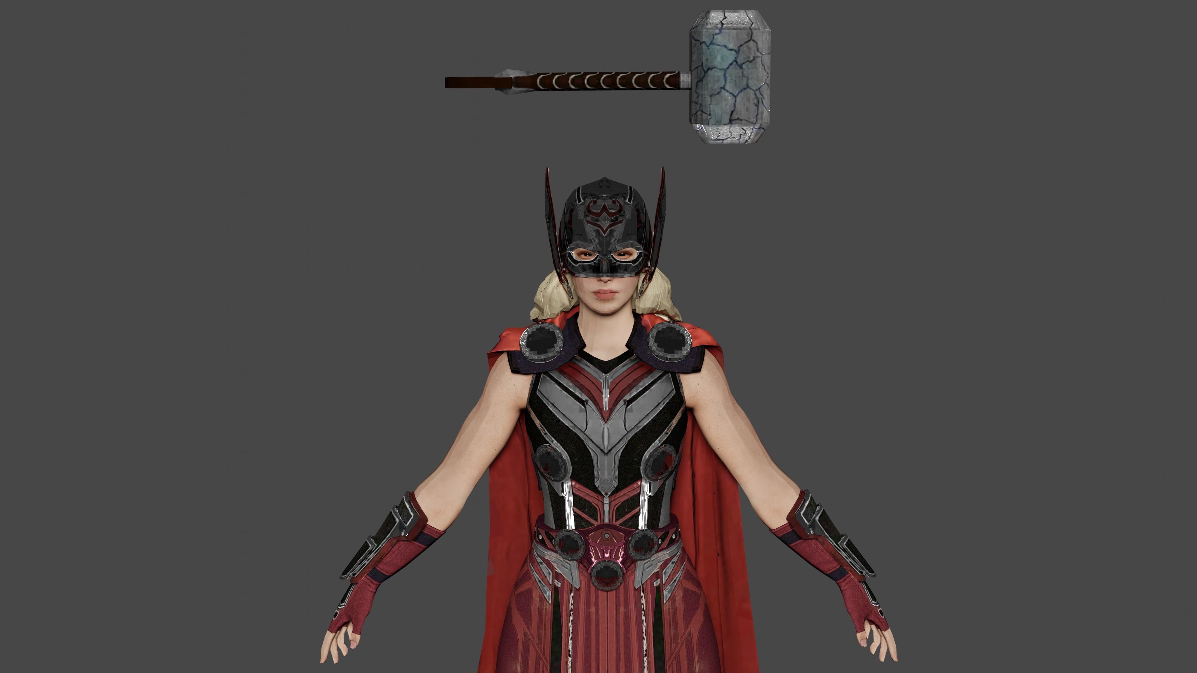 Jane foster 3d Model 3D model_1