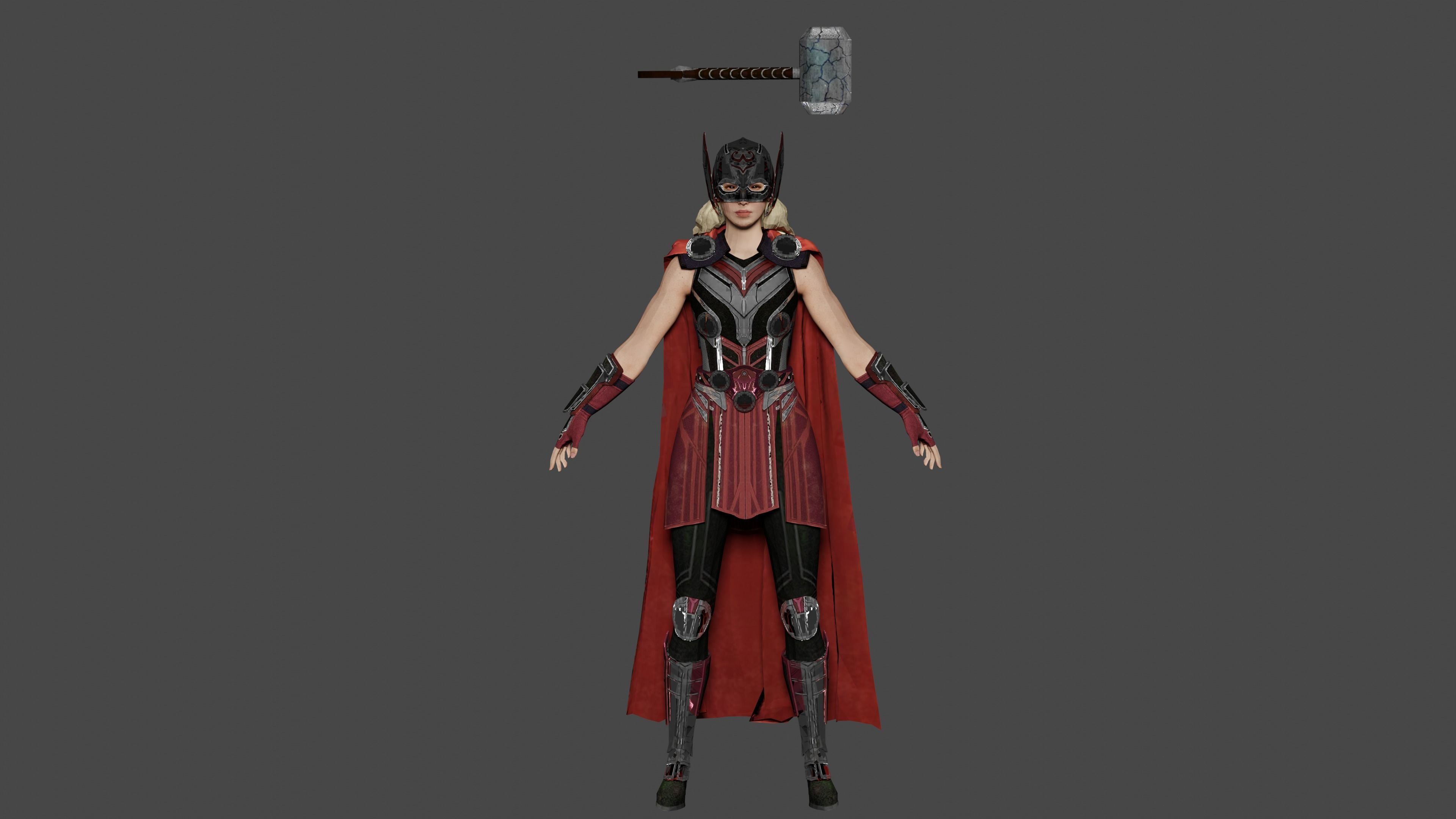 Jane foster 3d Model 3D model_2