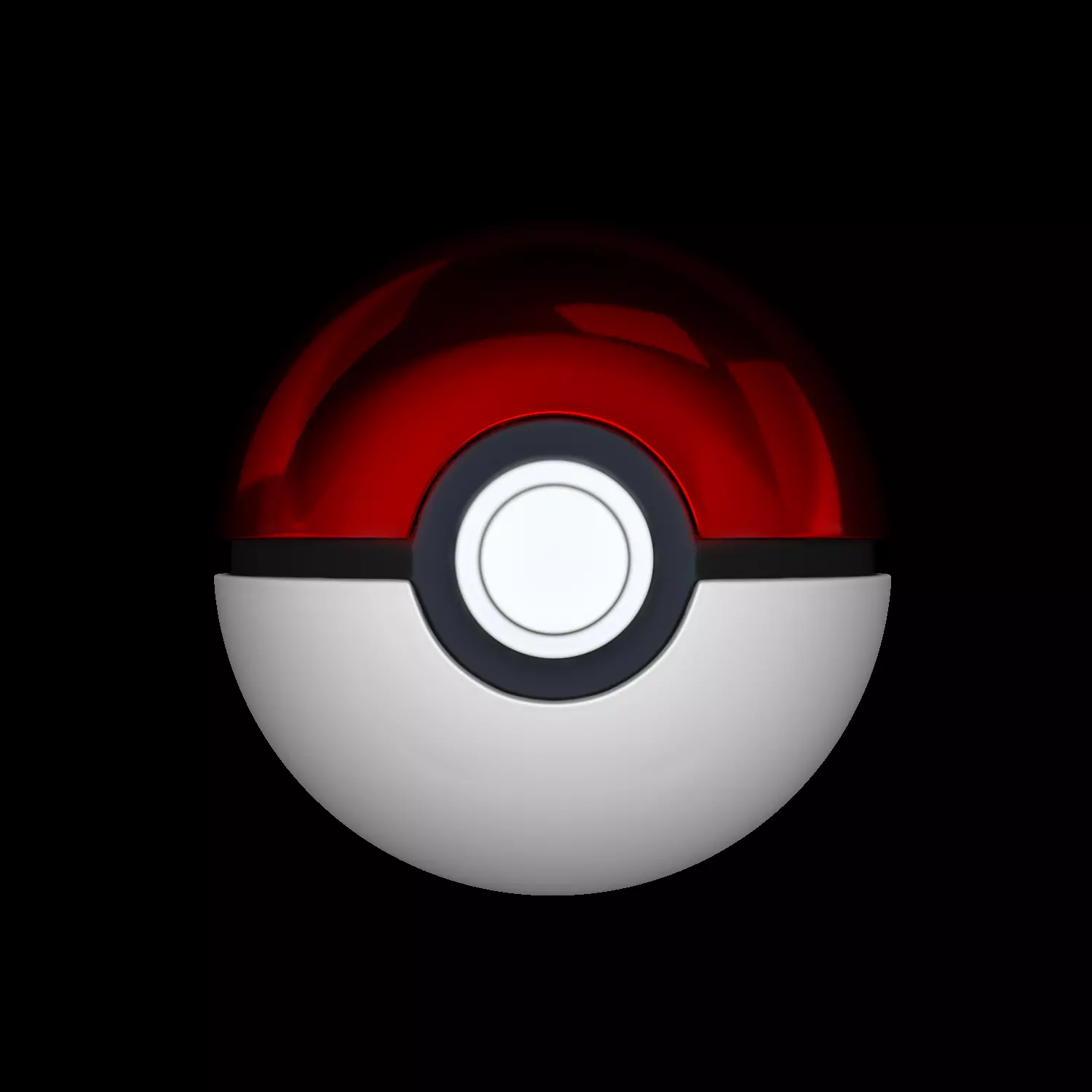 Pokeball - Pokemon Free 3D print model
