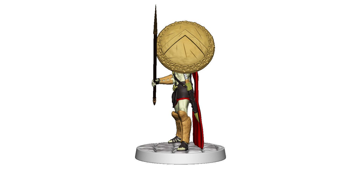 Spartan 7 Second set Medium spartan army 3D print model_18