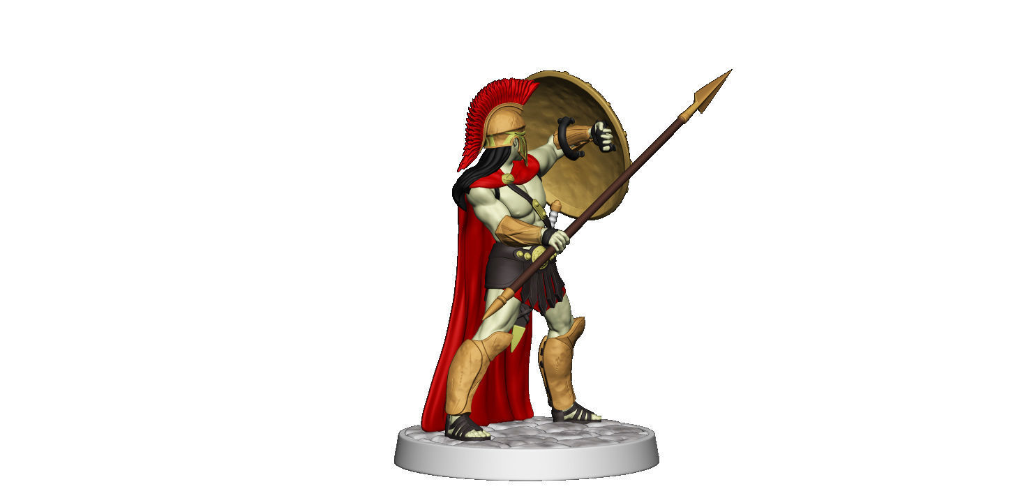 Spartan 7 Second set Medium spartan army 3D print model_22