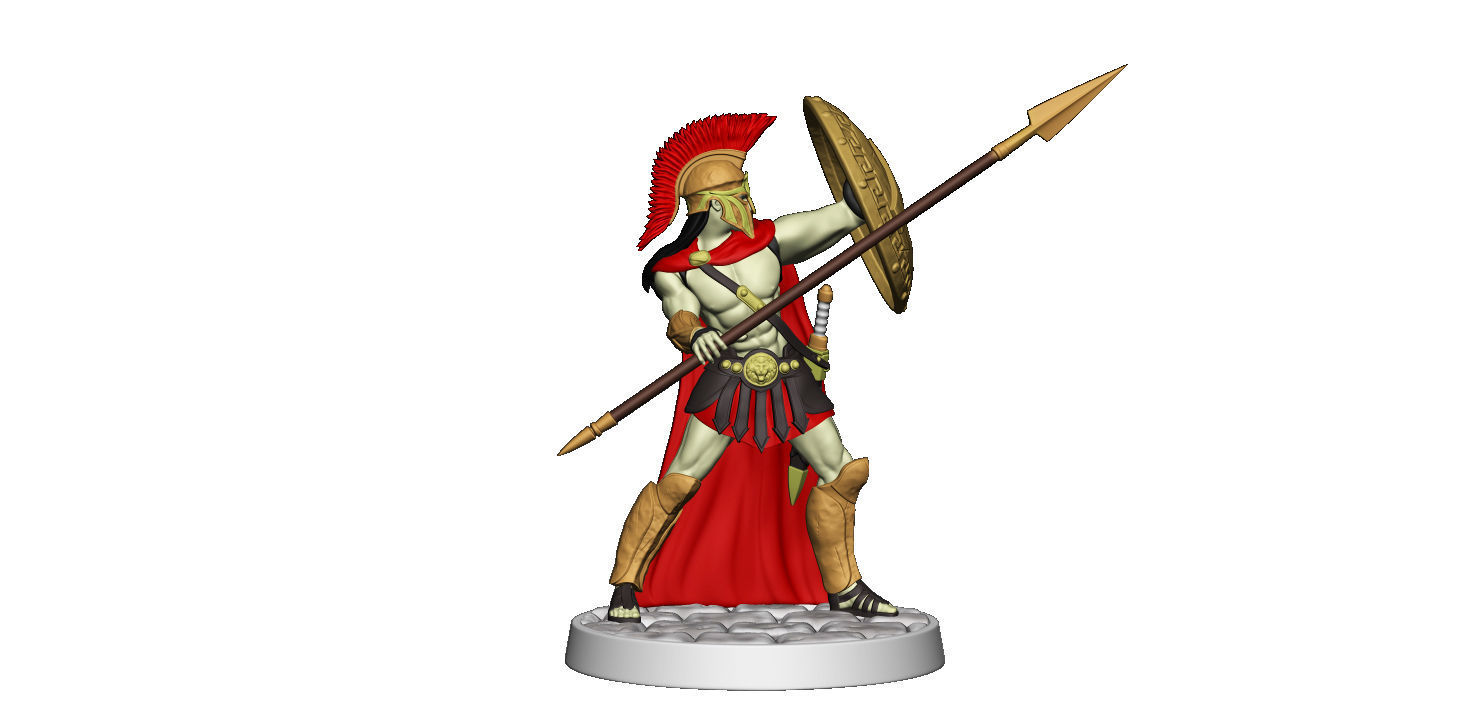 Spartan 7 Second set Medium spartan army 3D print model_19