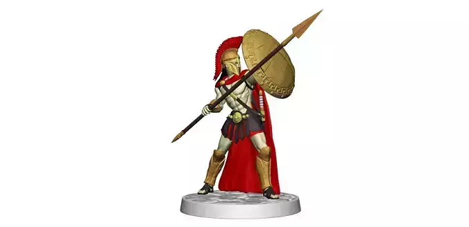 Spartan 7 Second set Medium spartan army 3D print model