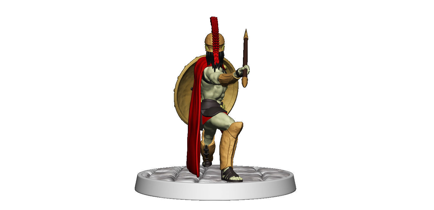 Spartan 8 Second set Medium spartan army 3D print model_22