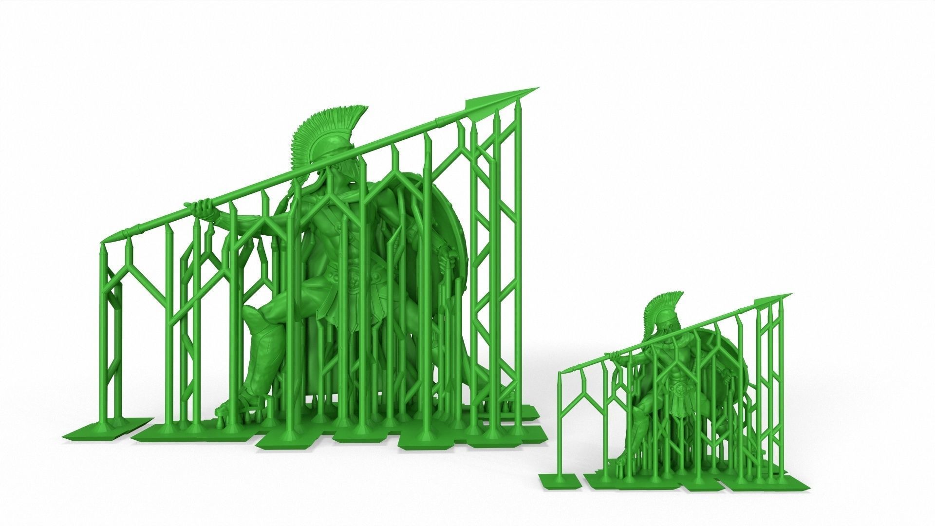 Spartan 8 Second set Medium spartan army 3D print model_24