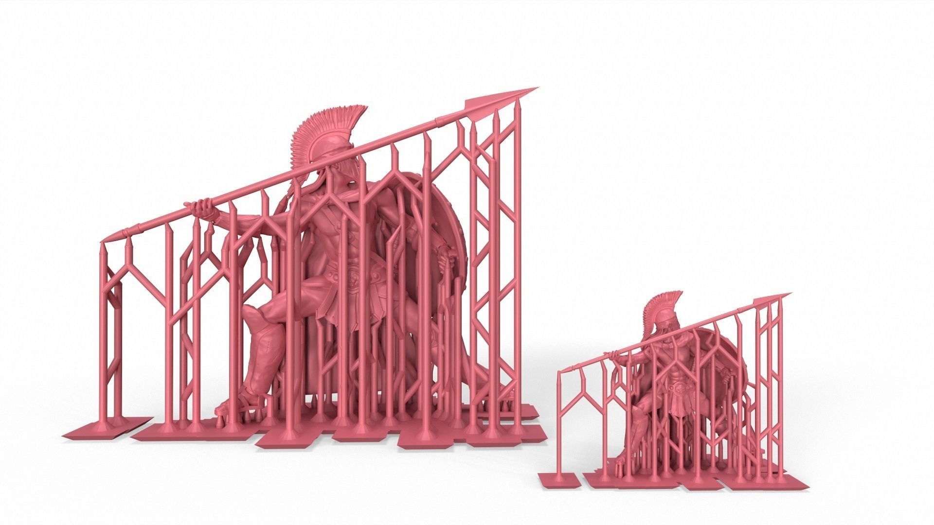 Spartan 8 Second set Medium spartan army 3D print model_23