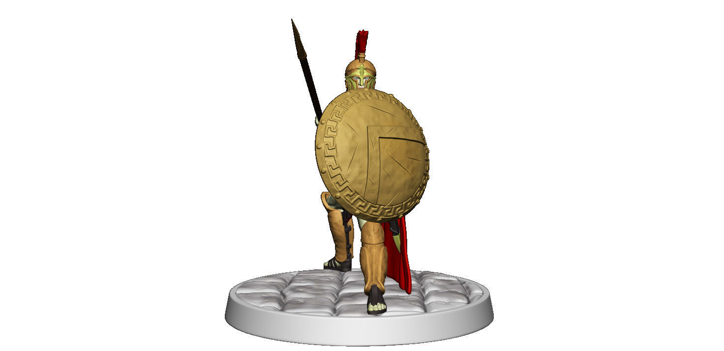 Spartan 8 Second set Medium spartan army 3D print model_19