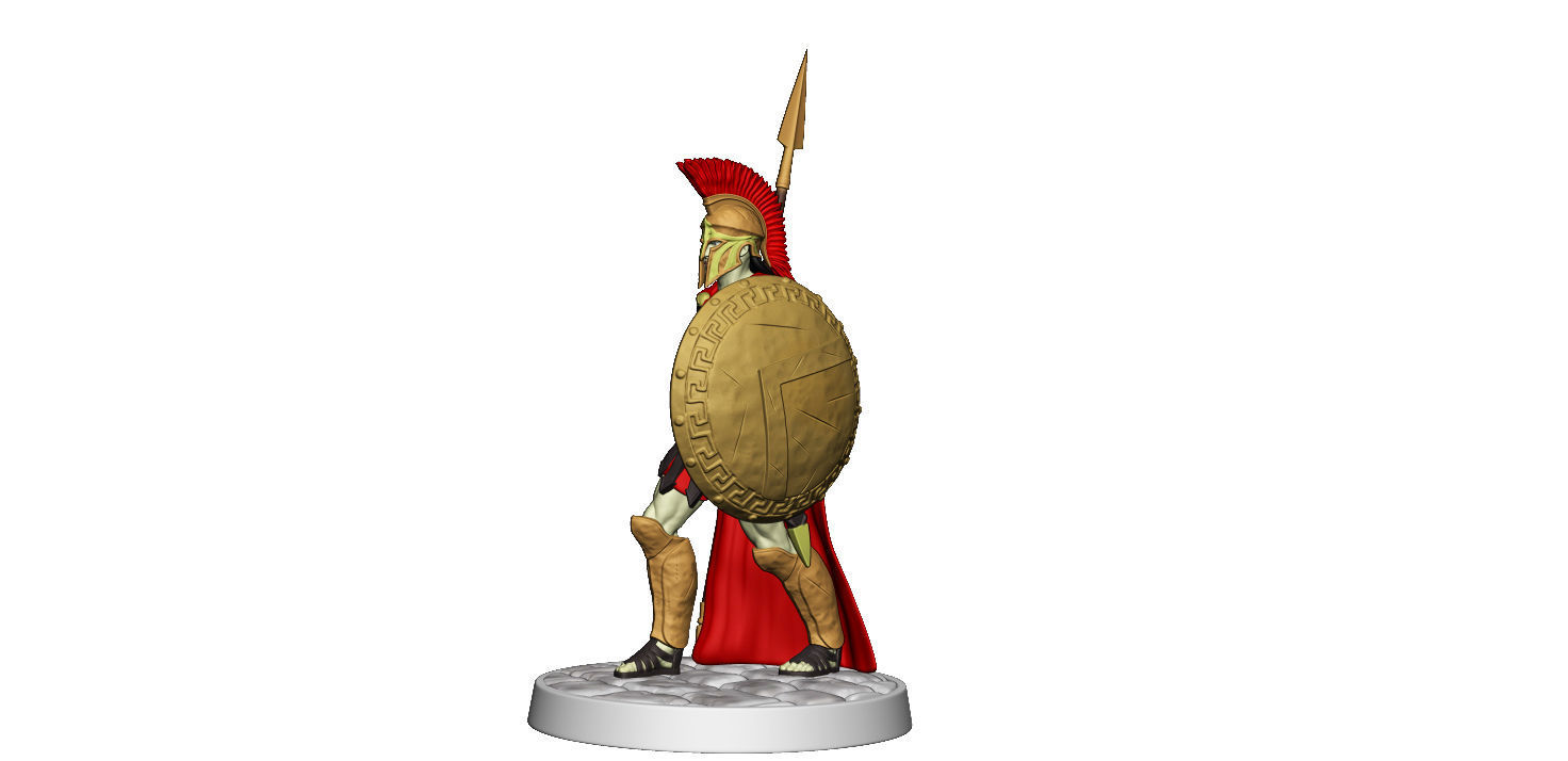 Spartan 9 Second set Medium spartan army 3D print model_21