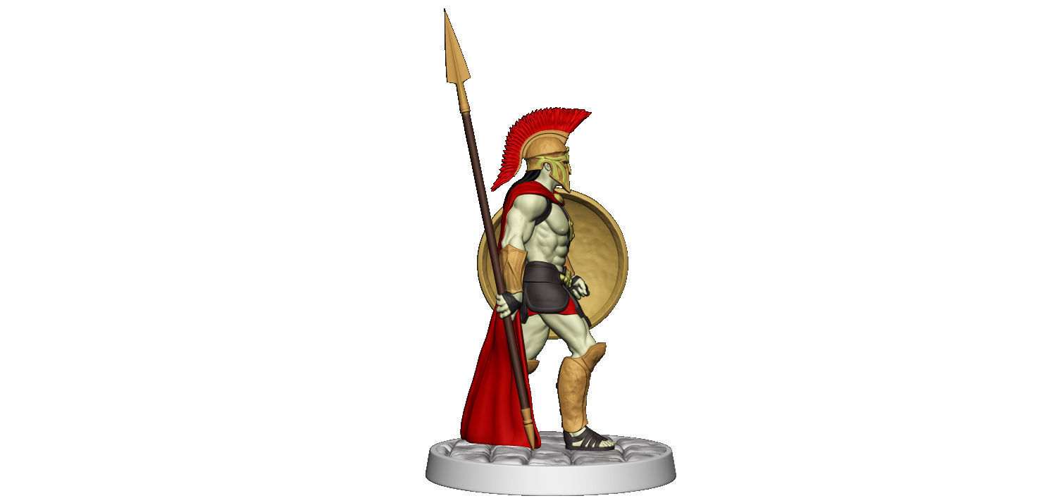 Spartan 9 Second set Medium spartan army 3D print model_20