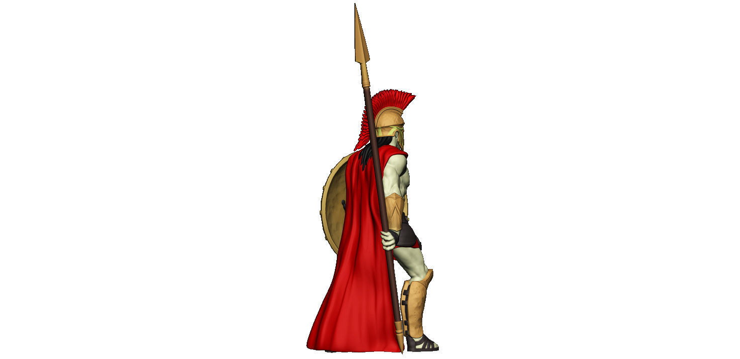 Spartan 9 Second set Medium spartan army 3D print model_17