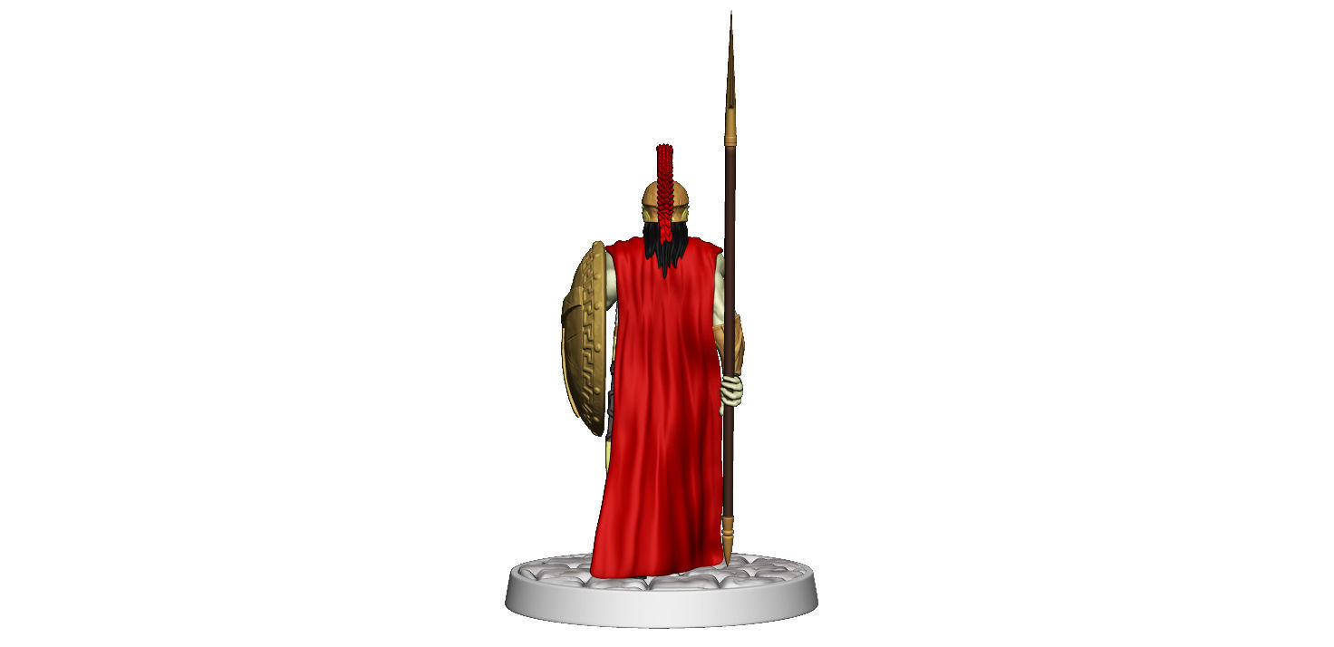 Spartan 9 Second set Medium spartan army 3D print model_18