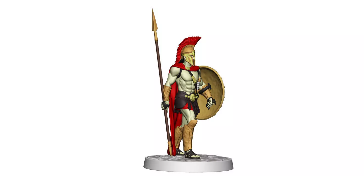 Spartan 9 Second set Medium spartan army 3D print model_0