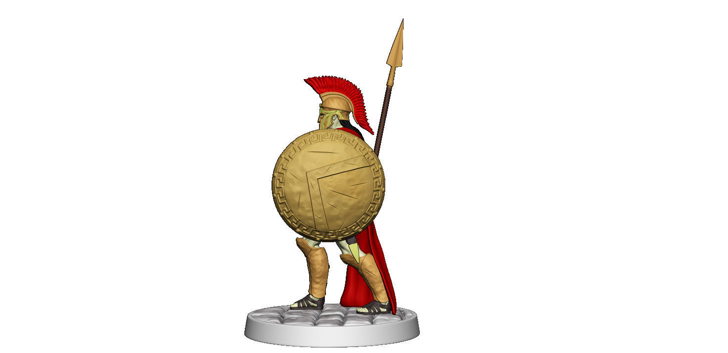 Spartan 9 Second set Medium spartan army 3D print model_22