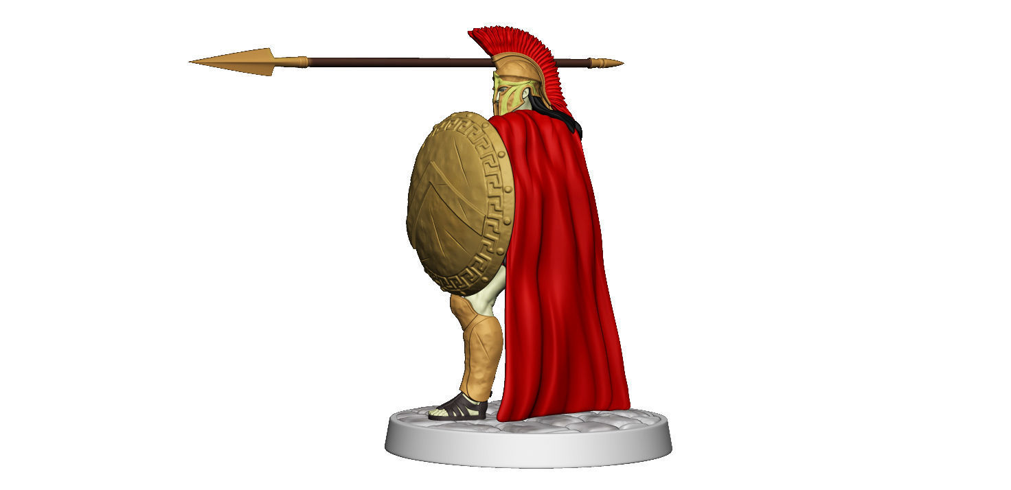 Spartan 10 Second set Medium spartan army 3D print model_17