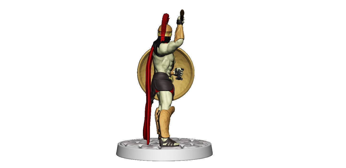 Spartan 10 Second set Medium spartan army 3D print model_18