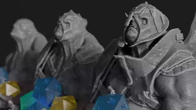 Orc Dice Holder 3D print model