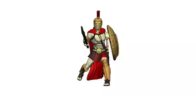 Spartan 11 Second set Medium spartan army 3D print model
