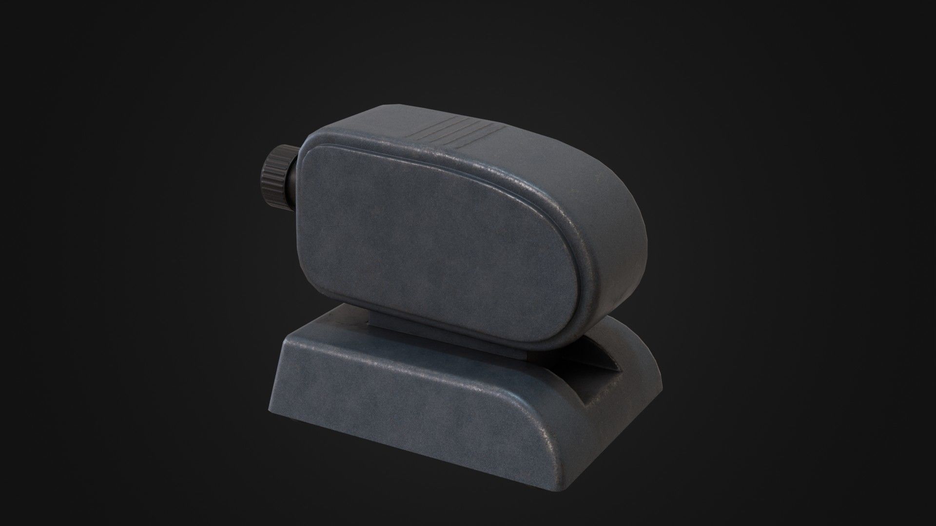 Old Soviet Slide Projector Low-poly 3D model_27