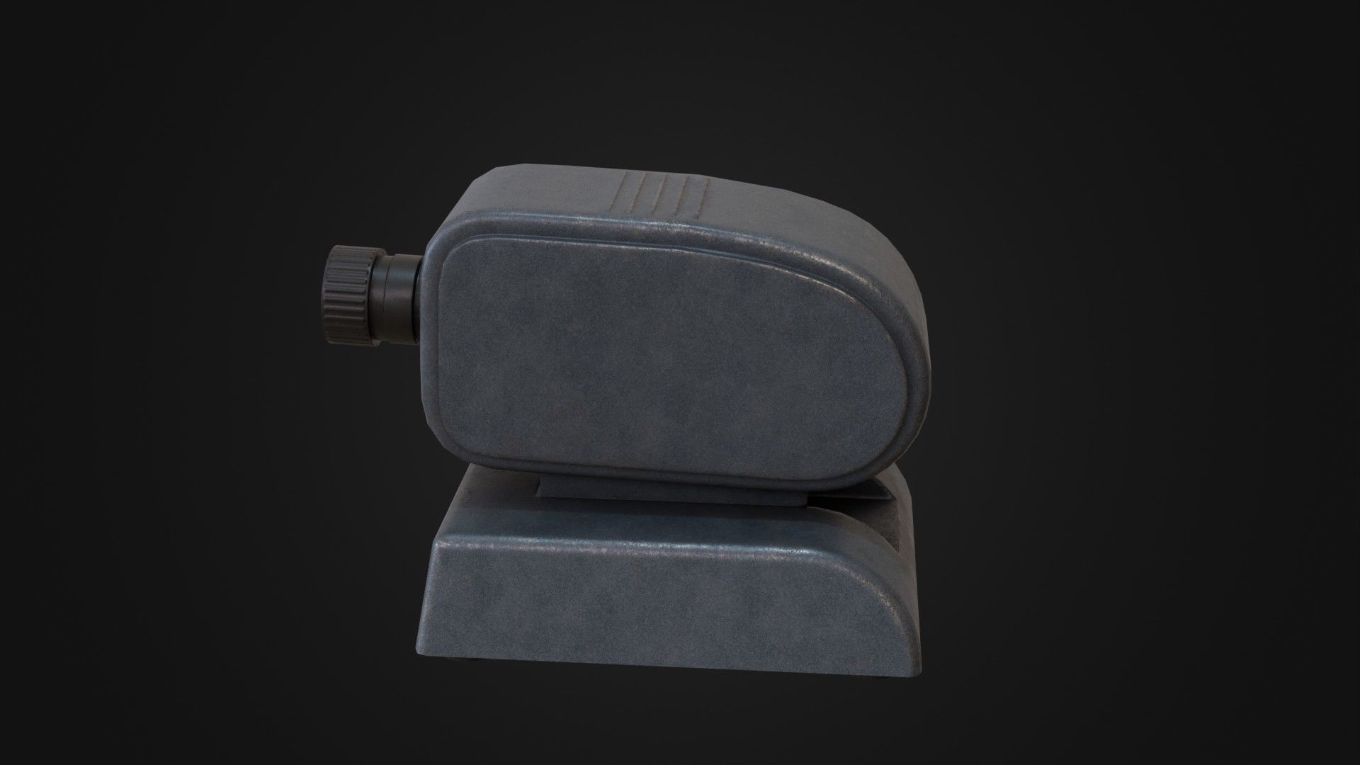 Old Soviet Slide Projector Low-poly 3D model_30