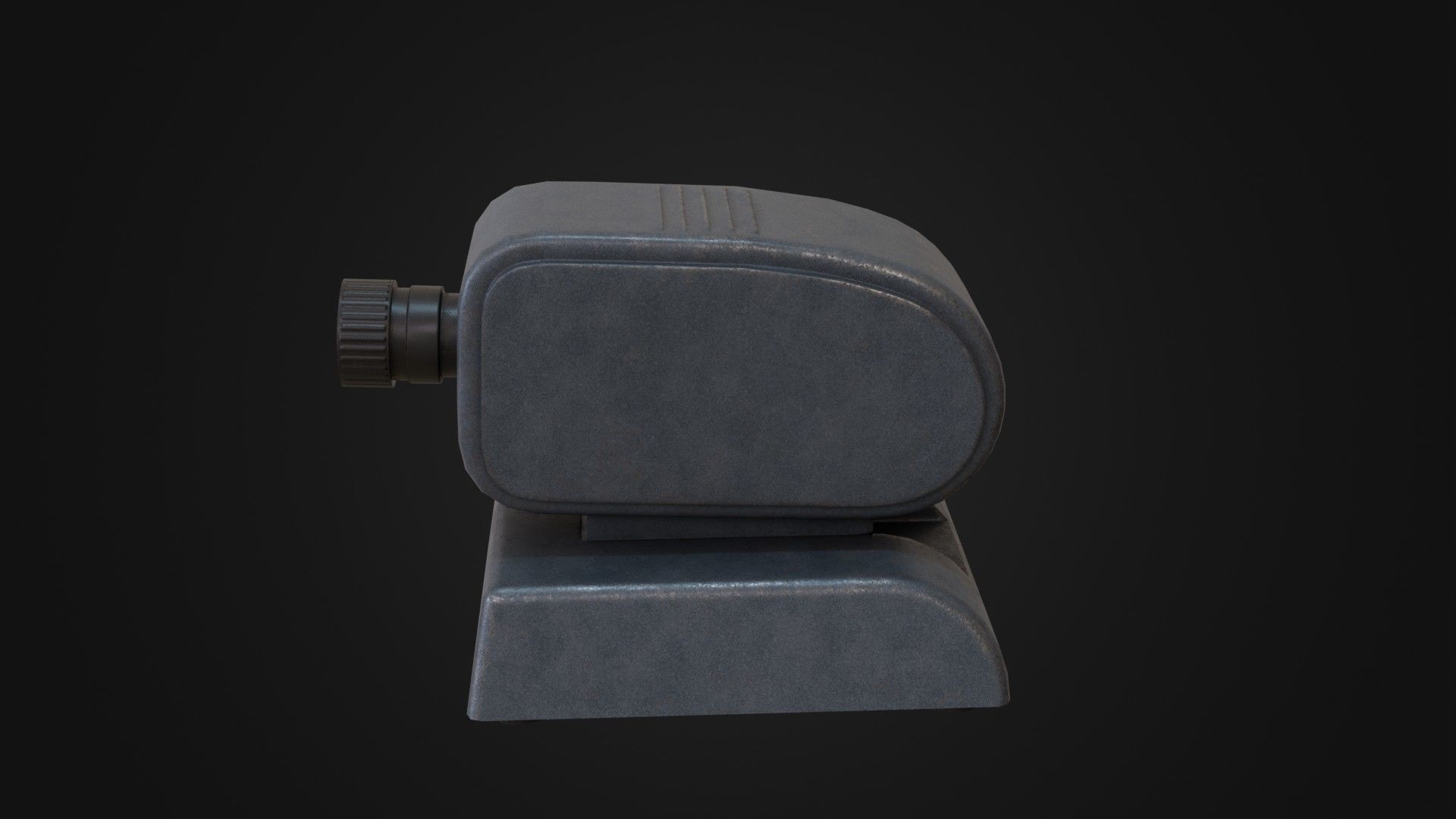 Old Soviet Slide Projector Low-poly 3D model_31