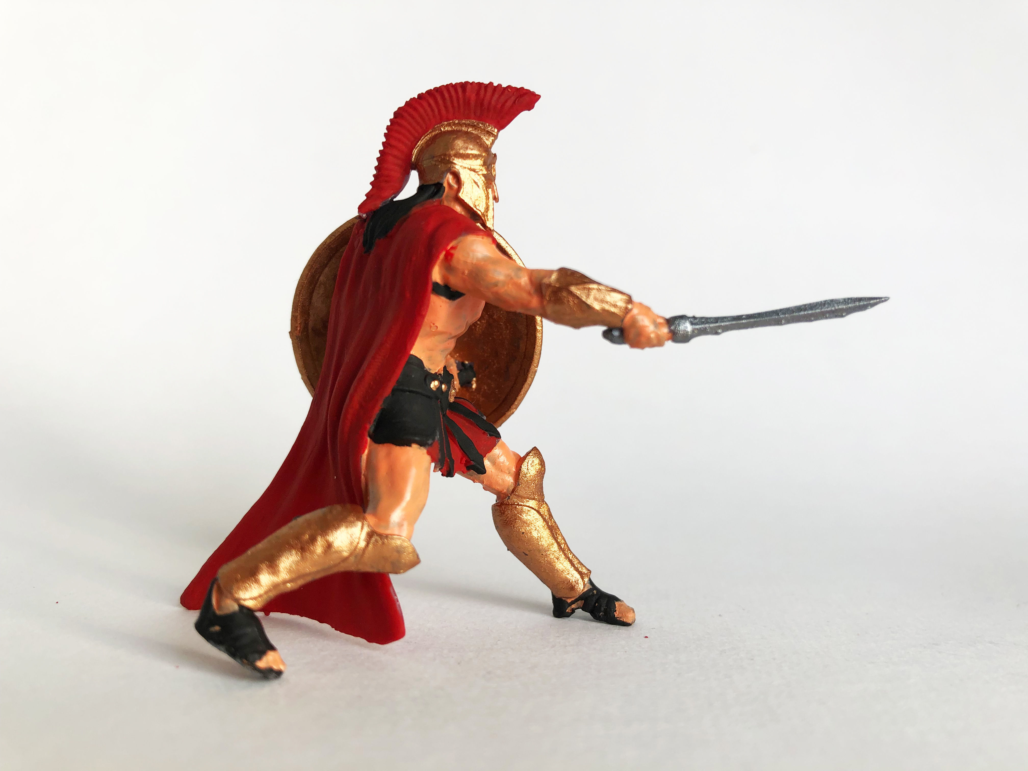 Spartan 12 Second set Medium spartan army 3D print model_4