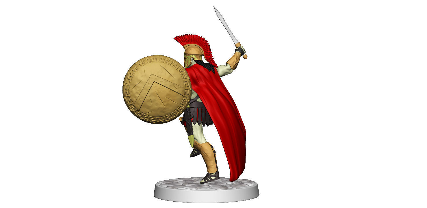 Spartan 13 Second set Medium spartan army 3D print model_12