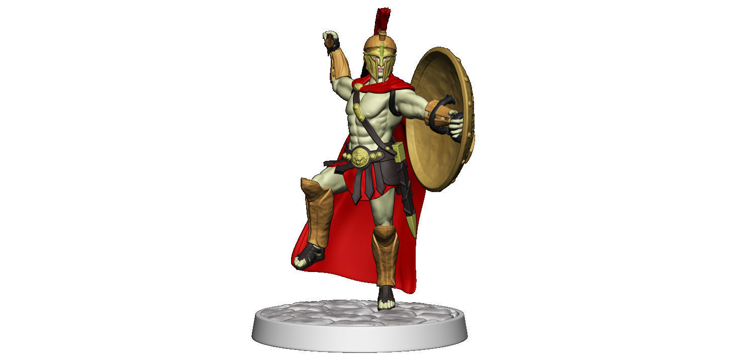 Spartan 14 Second set Medium spartan army 3D print model_15