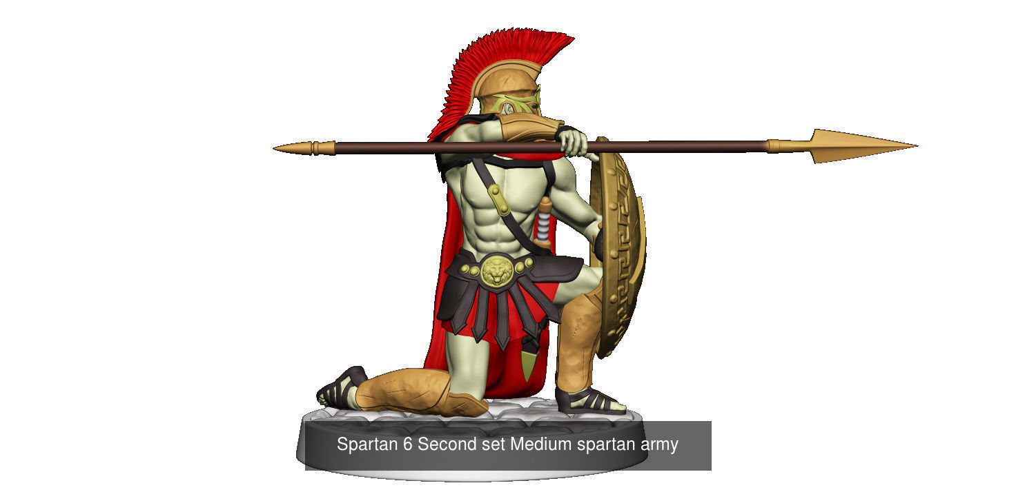 Medium  spartan army 3D Model Collection_20