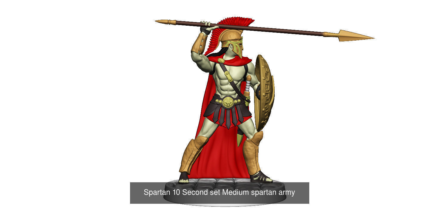 Medium  spartan army 3D Model Collection_24