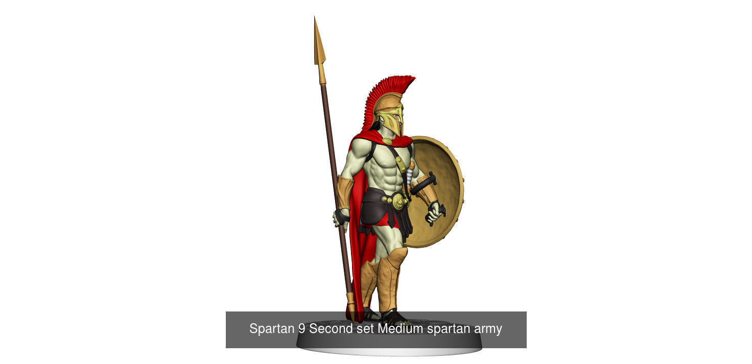 Medium  spartan army 3D Model Collection_23