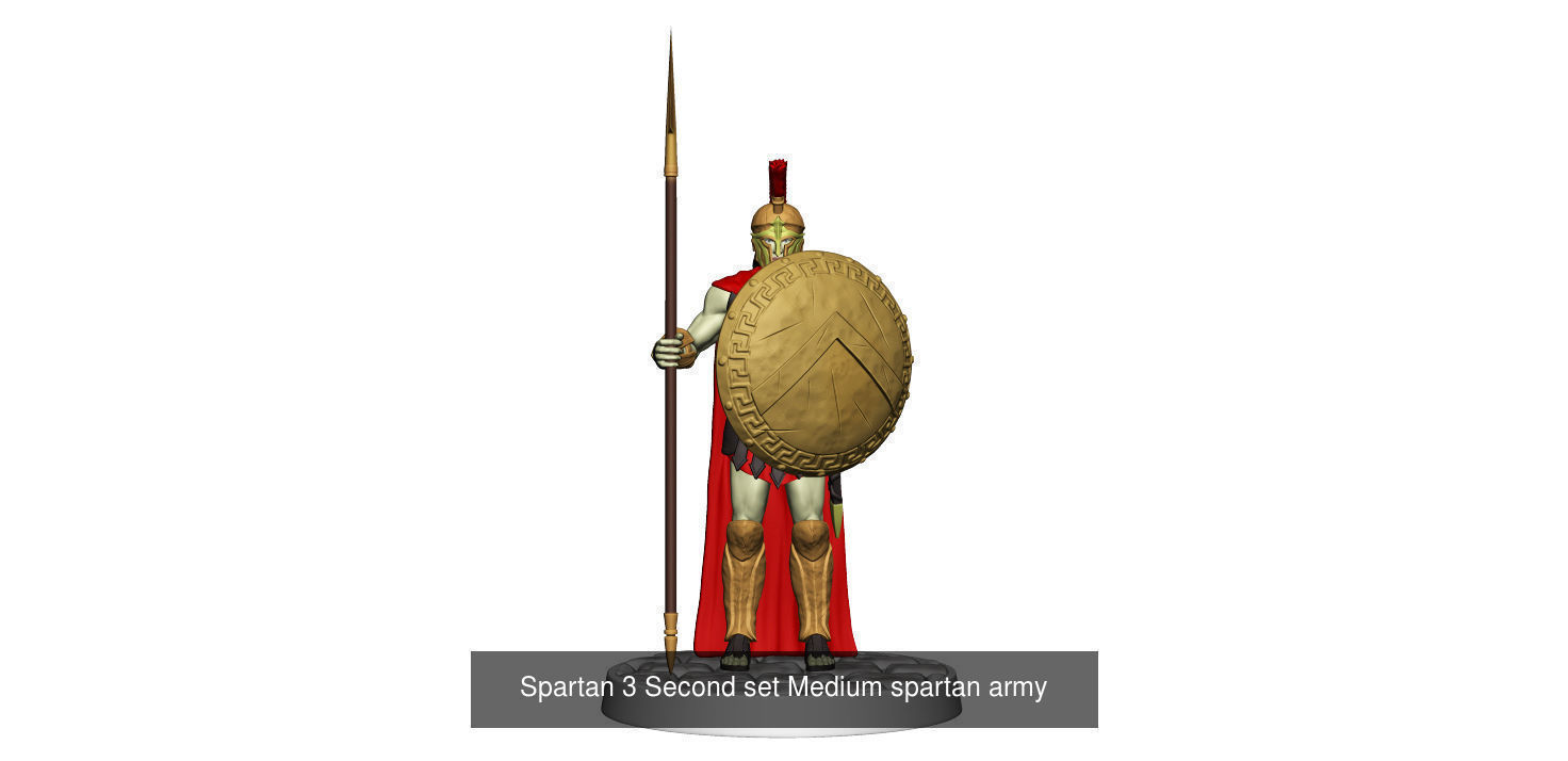 Medium  spartan army 3D Model Collection_17