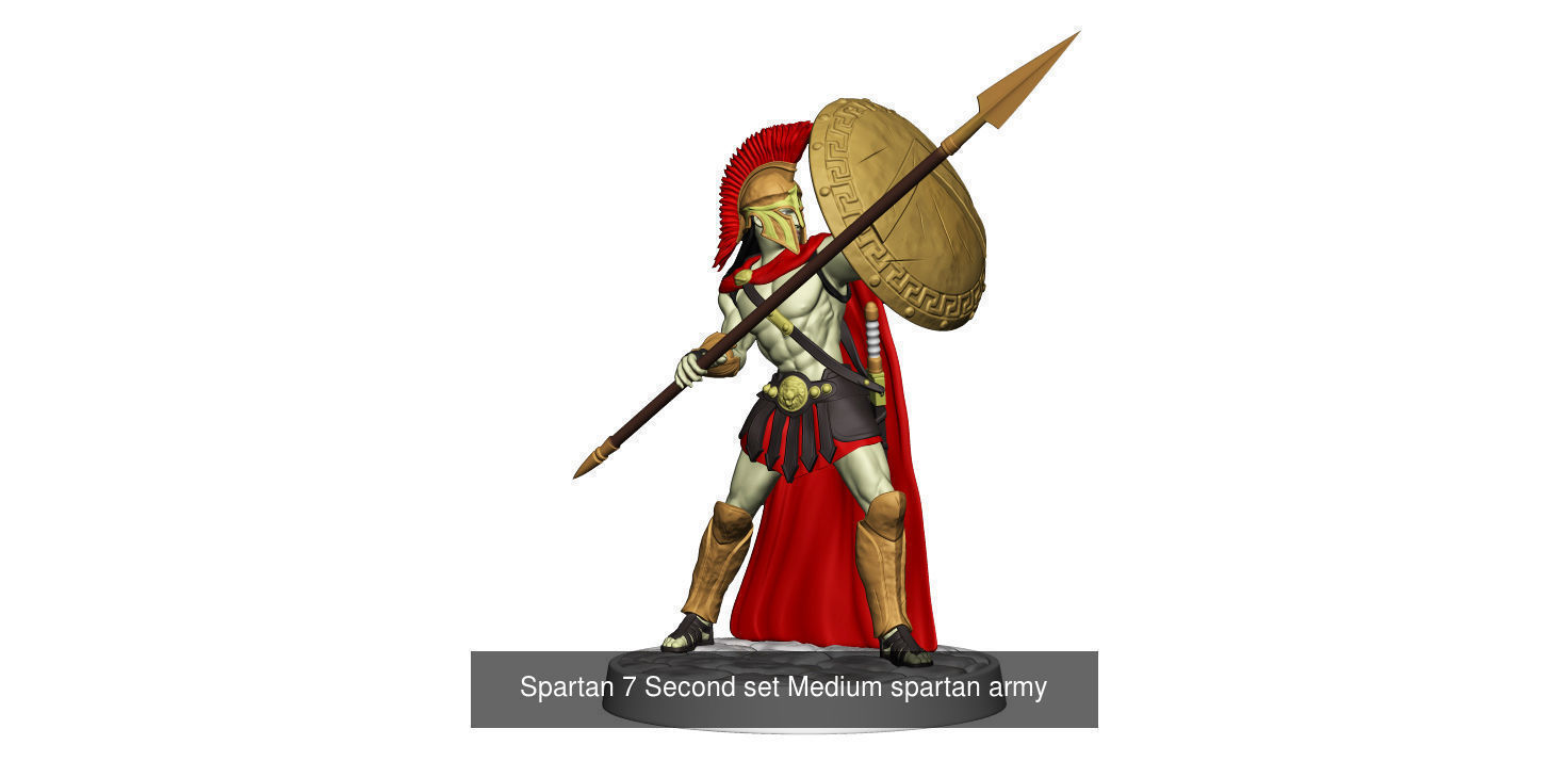 Medium  spartan army 3D Model Collection_21