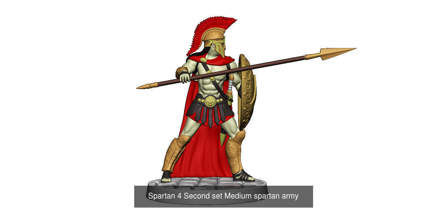 Medium  spartan army 3D Model Collection_18