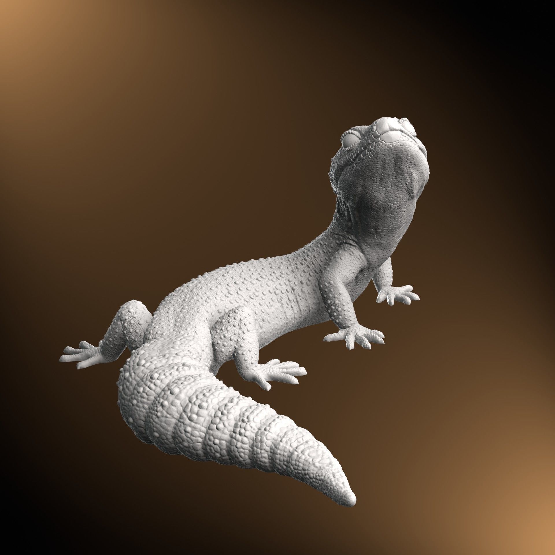 Leopard Geckos Print in Place 3D Print Model 3D print model_2