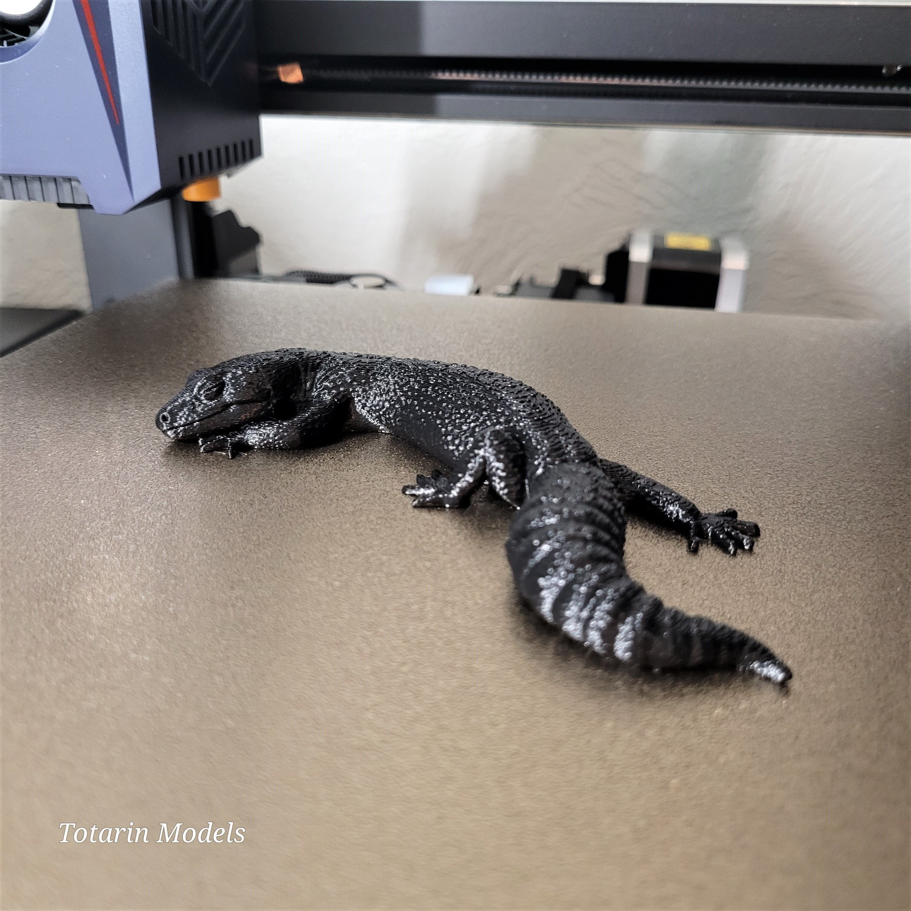 Leopard Geckos Print in Place 3D Print Model 3D print model_7