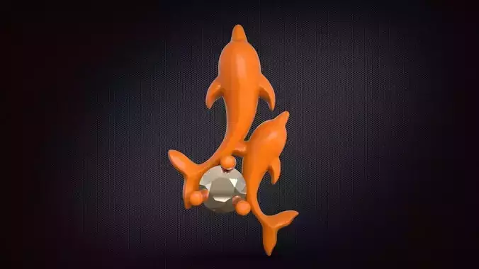 Dolphin Pendant jewelry M2