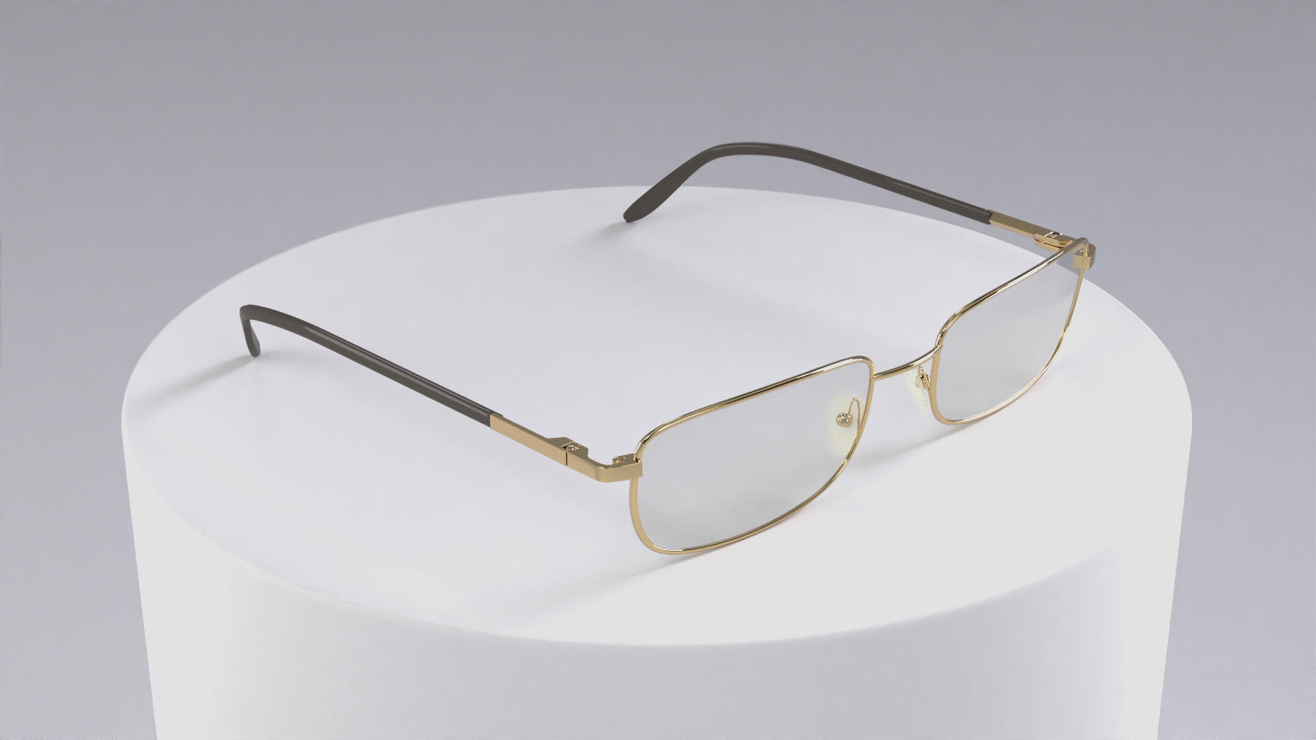 Premium PC Glasses Model HighQuality GameReady  Realistic 3D model_1