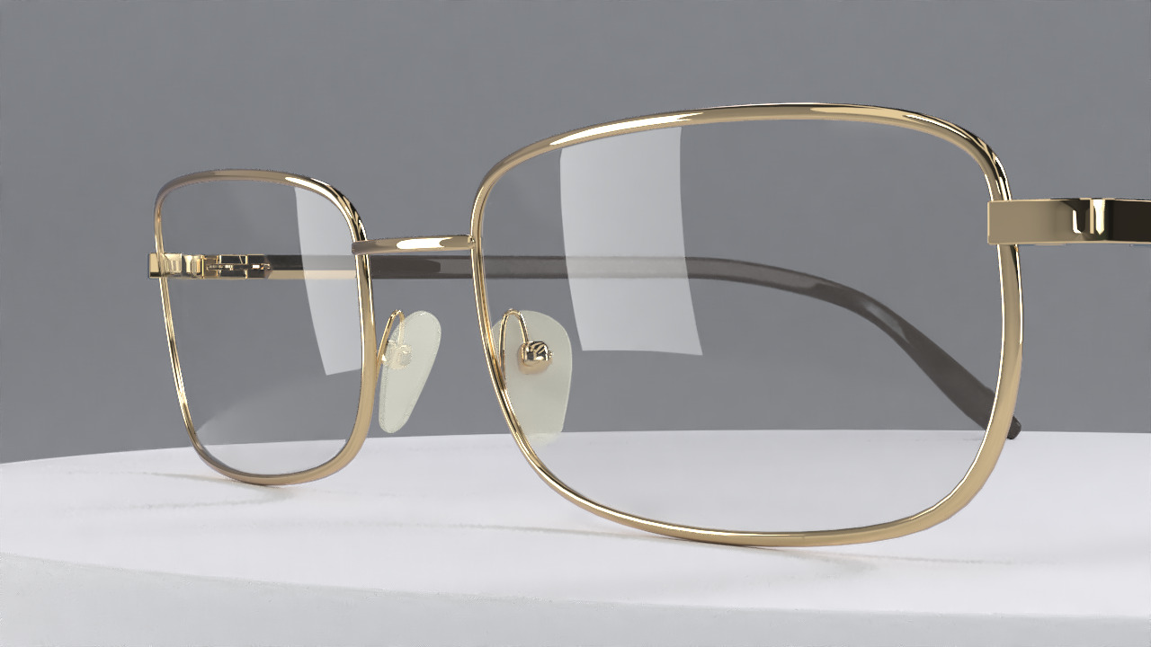 Premium PC Glasses Model HighQuality GameReady  Realistic 3D model_4