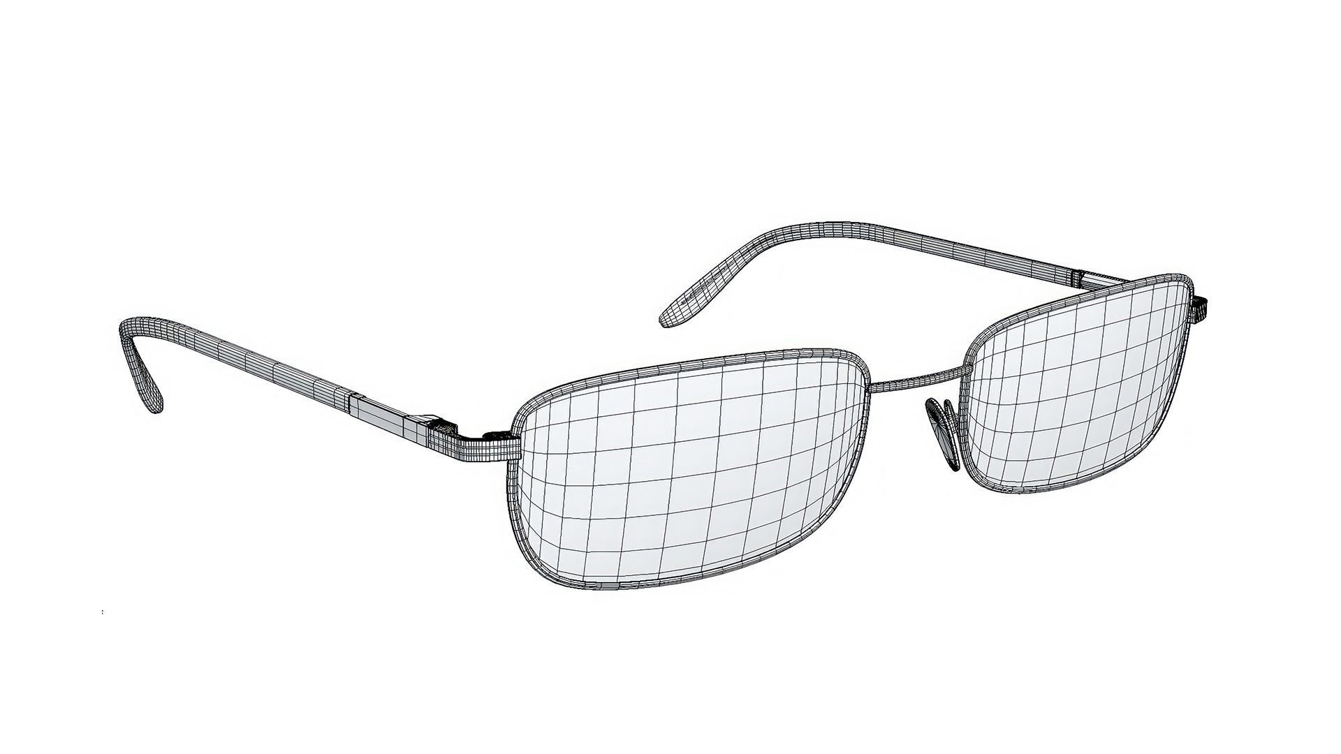 Premium PC Glasses Model HighQuality GameReady  Realistic 3D model_6