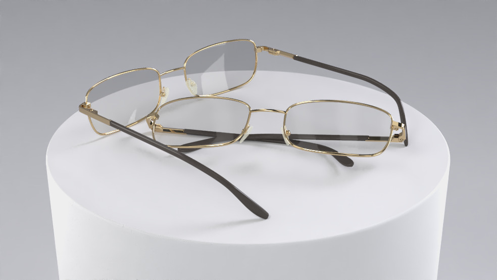 Premium PC Glasses Model HighQuality GameReady  Realistic 3D model_2