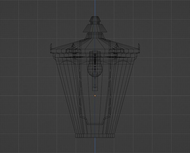 Wall Lamp Free low-poly 3D model_6