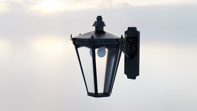 Wall Lamp Free low-poly 3D model