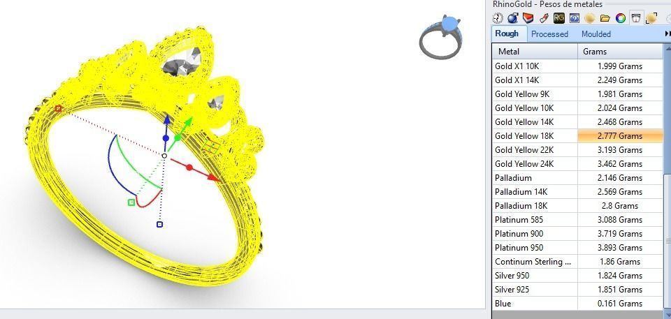 Corona estilo Rapunzel 3D print model_4