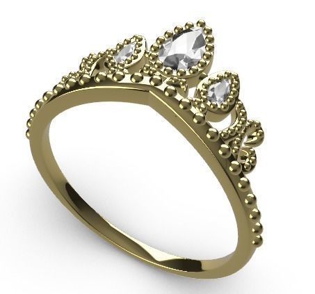 Corona estilo Rapunzel 3D print model_3