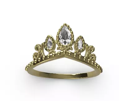 Corona estilo Rapunzel 3D print model_0