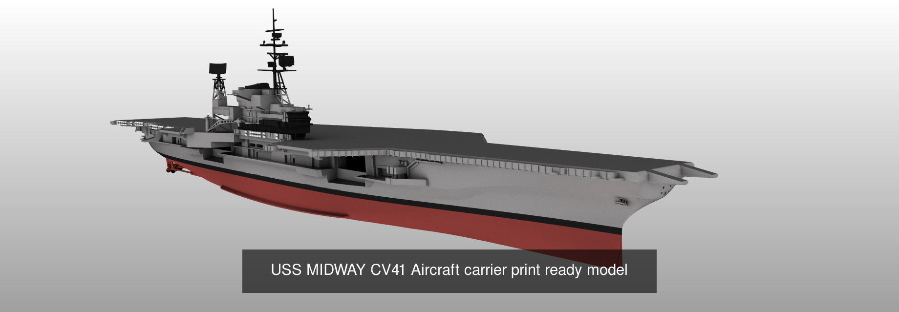  MIDWAY CLASS AIRCRAFT CARRIERS PACK CV41 CV42 CV43 3D Model Collection_2
