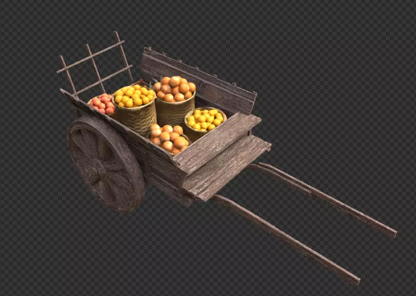 fruit carriage Free 3D model