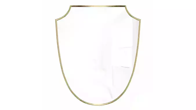 Brass Wall Mirror