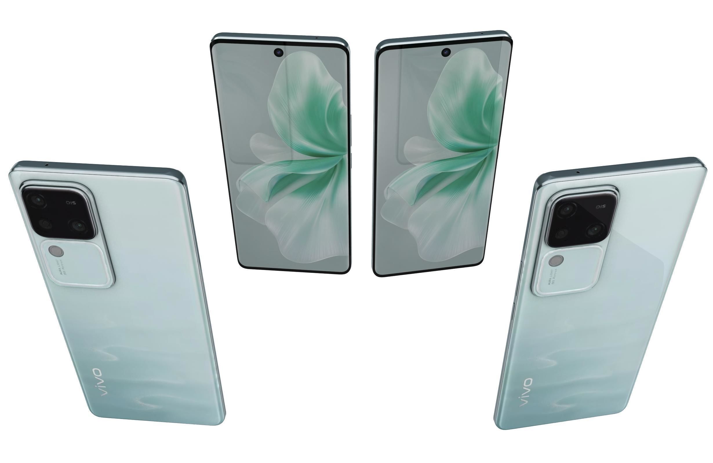 Vivo V30 Pro Waving Aqua 3D model_3